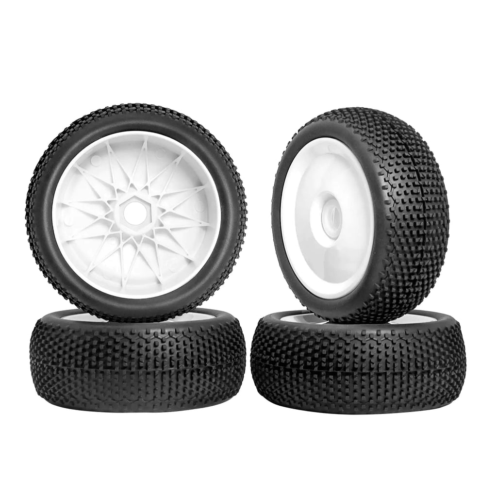 RC Station 1/8 Scale buggy wheels tires 17mm Hex RC wheels and tires for Arrma Typhon Talion Senton 3s 6s Tires Wheels Losi 8IGHT Tires Wheels Team Associated tires HPIPreglued