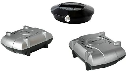 Amphony Wireless Speaker Kit with two Wireless Amplifiers (New Model) Makes Surround Speakers Wireless 2x80 Watts 300ft range Connect to any Audio Source Better-than Bluetooth Digital Wireless