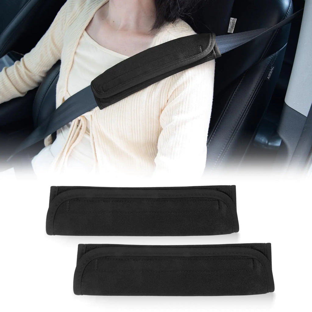 psler Universal Car Seat Belt Pads Soft and Comfortable Car Seat Belt Pads Strap Cushion Cover Seatbelt Pram Strap Covers Backpack Shoulder Pad Automotive Seat Belt Pad Cover for Adult Ice Silk