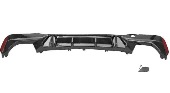 M5 Style Gloss Black Rear Spoiler Kit for BMW 5 Series