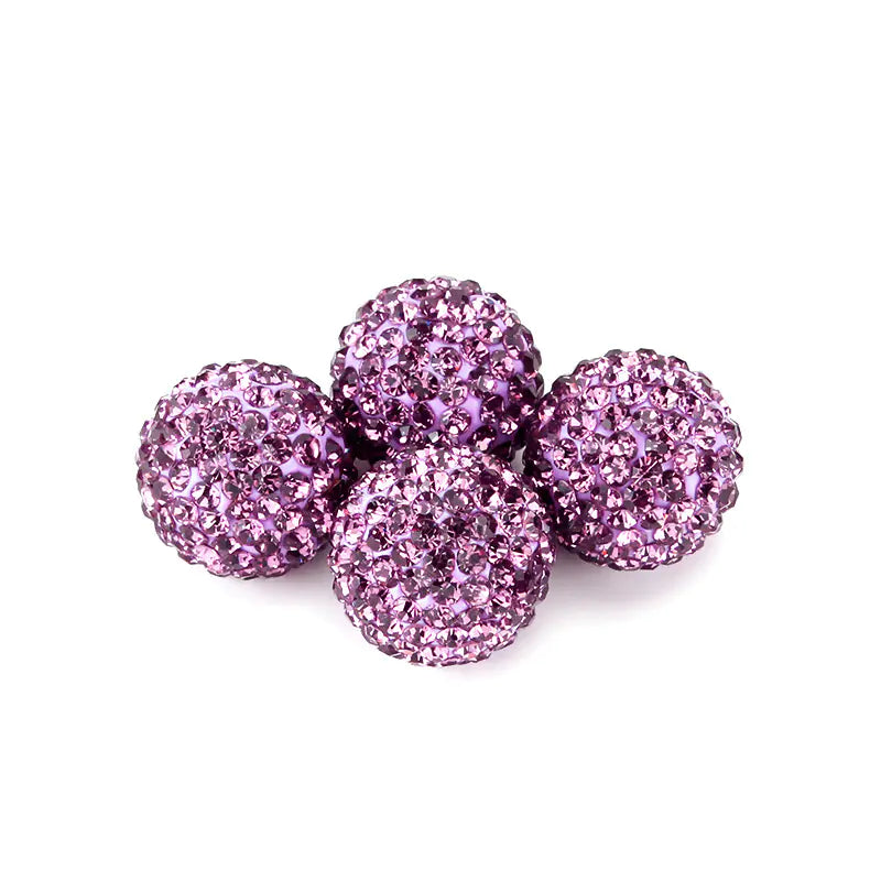 Diamond Crystal Tire Valve Caps - Car Accessories