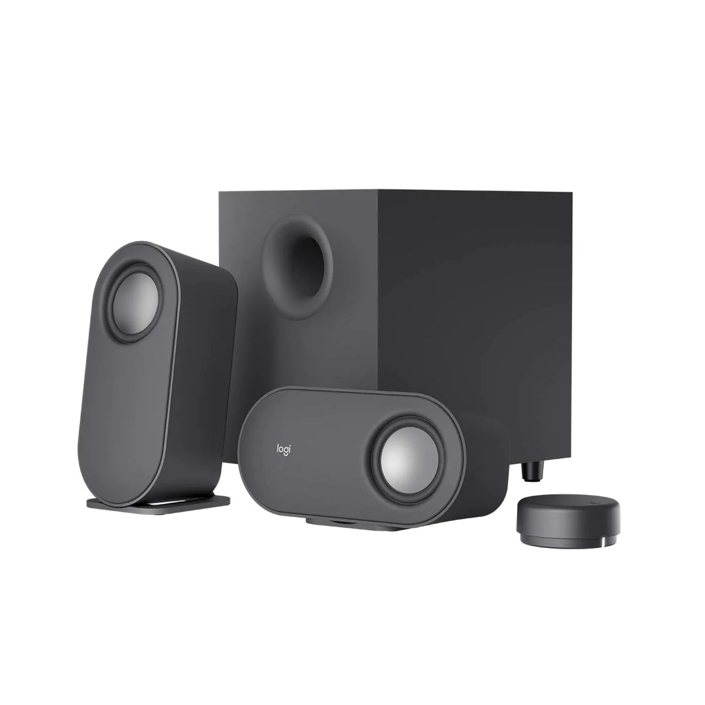 Logitech Z407 Bluetooth Computer Speakers with Subwoofer and Wireless Control Immersive Sound Premium Audio with Multiple Inputs USB Speakers (Renewed)