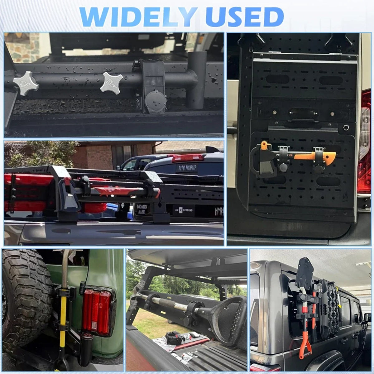 Locking Quick-Release Tool Holder Grips (1.18–2.17 in) for UTV & SXS – view 6