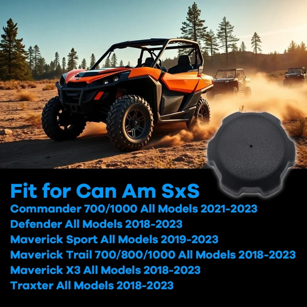 Gas Cap for Can-Am Defender & Maverick (2018–2023) – view 6