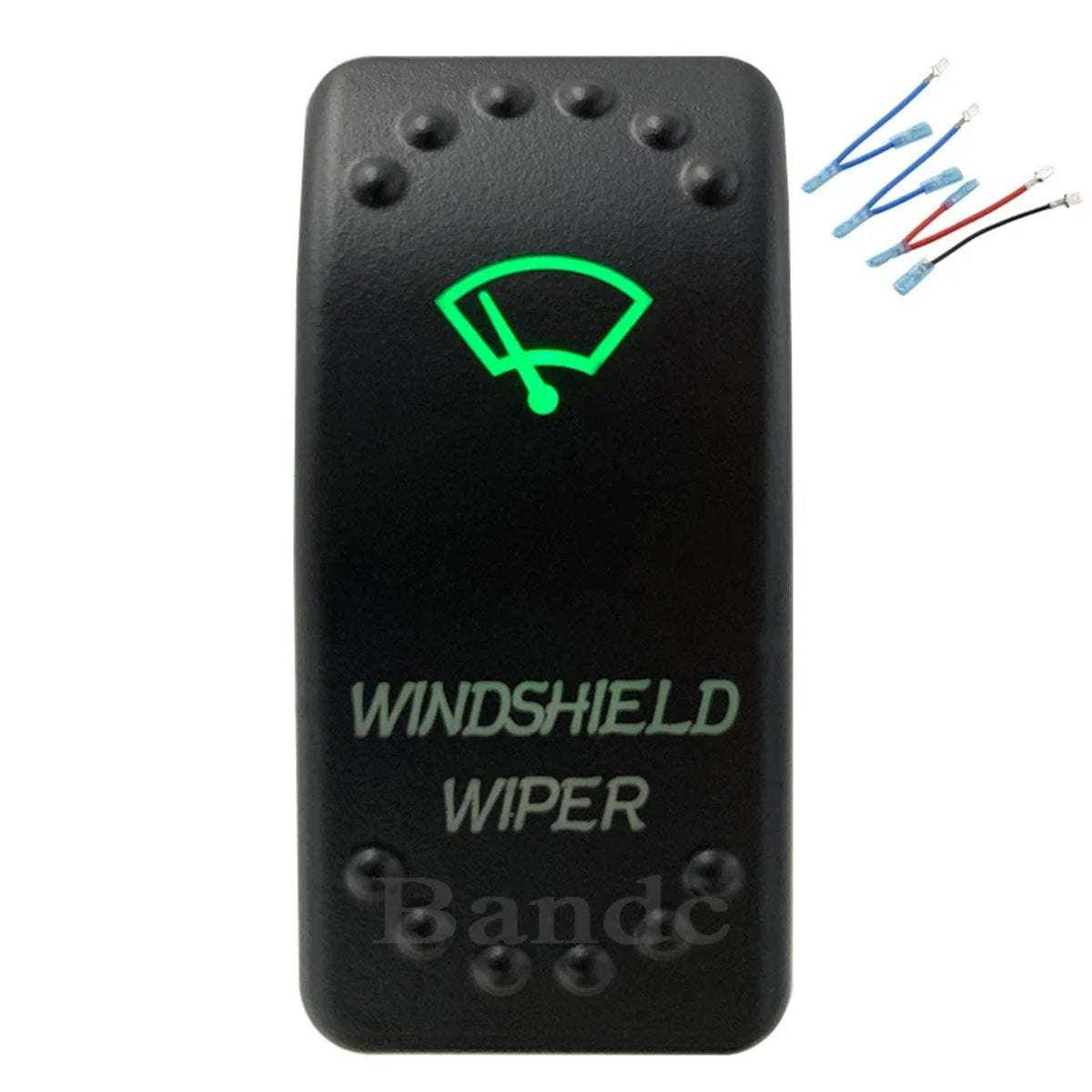 Windshield Wiper Rocker Switch with Wiring for UTV & SXS – view 9