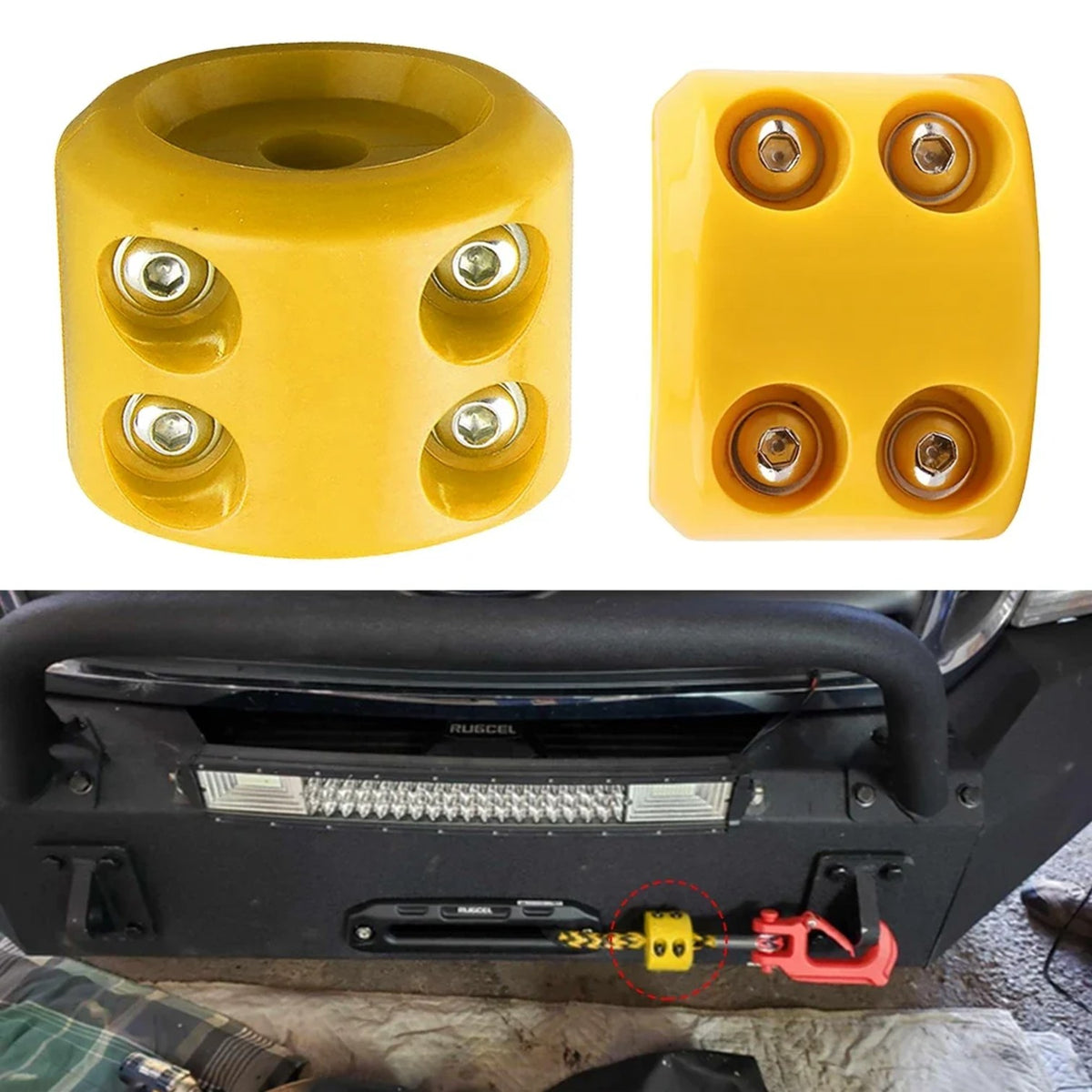 Winch Cable Hook Stopper & Rope Saver for UTV & SXS – view 3