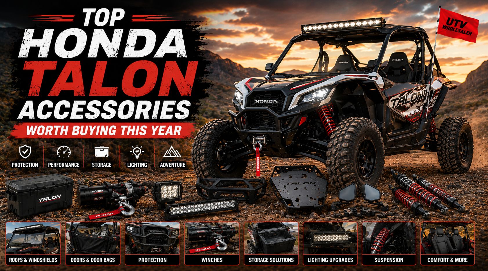 honda talon accessories