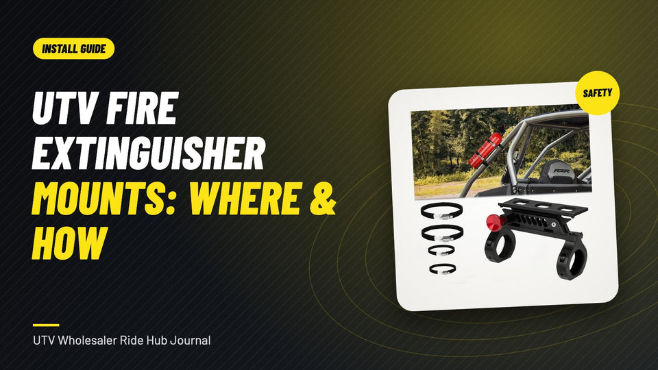 UTV fire extinguisher mount guide