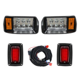 Orle Oko Golf Cart LED Headlight Taillight for Club Car Headlights for DS 1993-up Models 12 Volt Club Car DS LED Light Kit OEM 101988001 101988002
