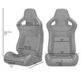 2 Universal Bucket Racing Seats