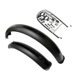 Fat Bike Fenders Set Front Rear Mudguards for MTB Off-Road Cycling Fenders Kit Bike Wings Full Coverage (20~26 * 4 inch) (Black 20inch)