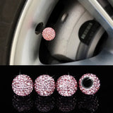 Diamond Crystal Tire Valve Caps - Car Accessories