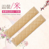 Car Seat Belt Shoulder Pads - Plush Winter Comfort