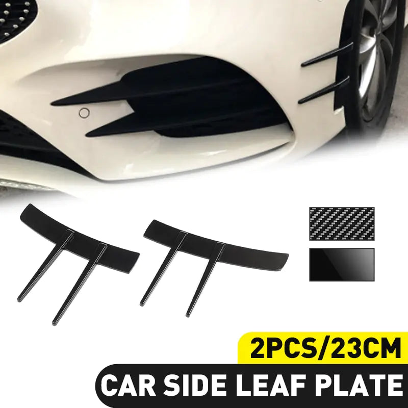 2pcs Universal Car Bumper Vent Decoration Stickers