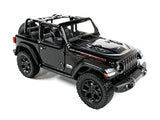 Wrangler Rubicon 4x4 Convertible Off Road Exploration Diecast Model Toy Car Black