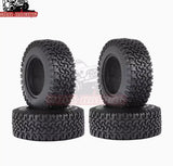 4PCS 1.55 Metal Beadlock Wheel Rim Tire Set for RC