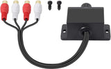 Universal RCA Level Controller Car Amplifier Audio RCA Amplifier Gain Level Bass Amplifier Volume Control Knob Sub Amp Volume Control Cable for Car Motorcycle Speakers Home Theater