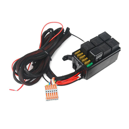 6-Gang LED Switch Panel with Cover for Can-Am Maverick X3 (2017–2026)