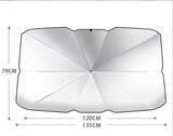 Upgraded Car Windshield Sun Shade - Anti-UV Protection