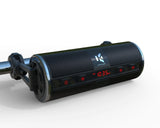 KSPEAKER Motorcycle Speakers Bluetooth Waterproof Radio Audio System Built-in Amplifier 3 Inch Metal Mp3 Player Great for ATV Scooter Bike12 Volt Vehicle K2BL