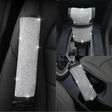 Car Interior Seat Belt Shoulder Pads and Gear Shift Set