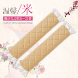 Car Seat Belt Shoulder Pads - Plush Winter Comfort