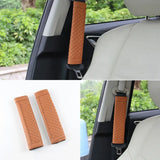 Car Seat Belt Cushion Cover in Artificial Leather (1 Pair)