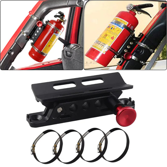 Aluminum Quick-Release Fire Extinguisher Mount for UTV & SXS