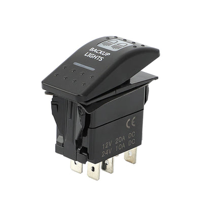Backup Light Rocker Switch, Amber LED 20A for Can-Am Maverick X3, Commander & Defender