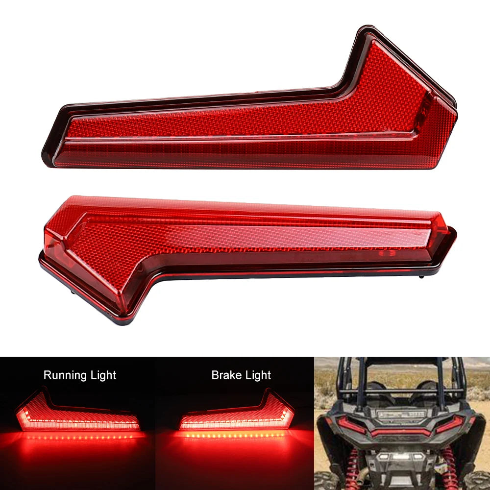 LED Tail Light Brake Lamps (Pair) for Polaris RZR XP Turbo (2016–2021)