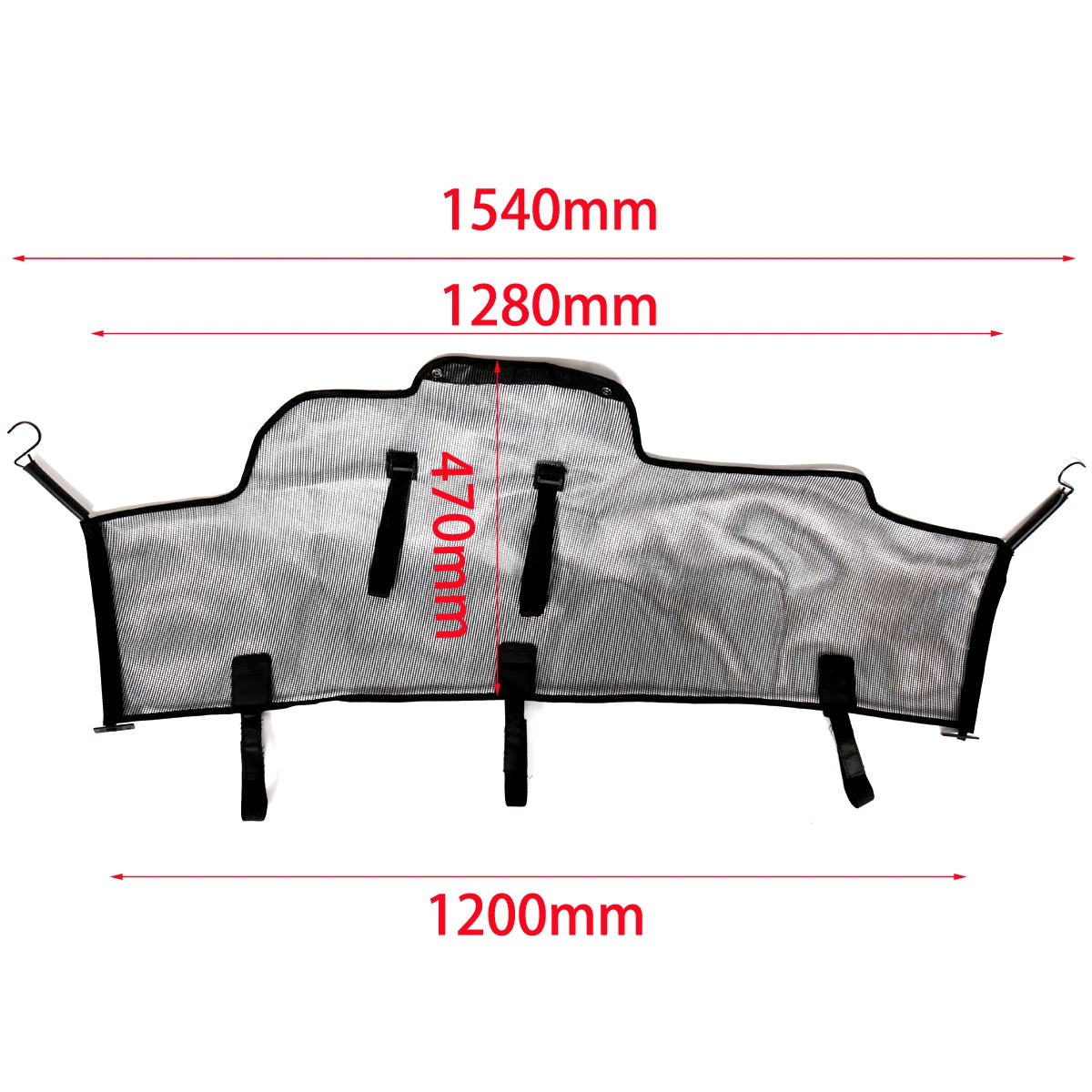 3-Piece Black Windscreen Mesh Kit for Can-Am Maverick X3 (2017–2020)