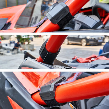Universal Windshield Mounting Clamps (2-Pack) for UTV & SXS