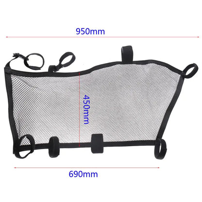Left and Right Black Side Window Mesh Screens for Can-Am Maverick X3 (2017–2023)