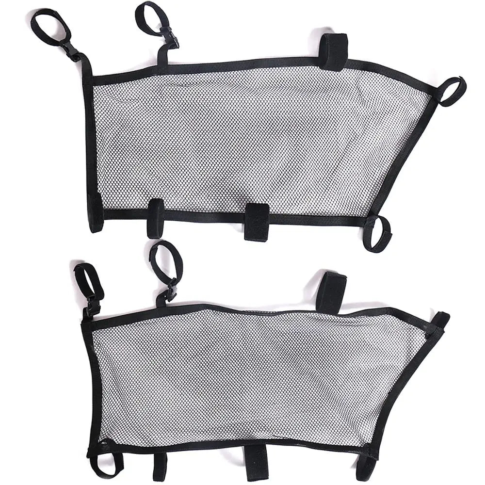 Left and Right Black Side Window Mesh Screens for Can-Am Maverick X3 (2017–2023)