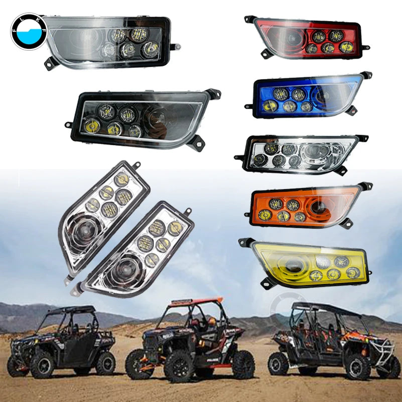 LED Headlight Kit, Left & Right for Polaris RZR XP 1000, RZR 900 & RZR XP Turbo