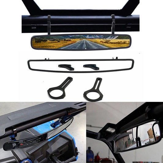 Wide Panoramic Convex Rear View Mirror for UTV & SXS