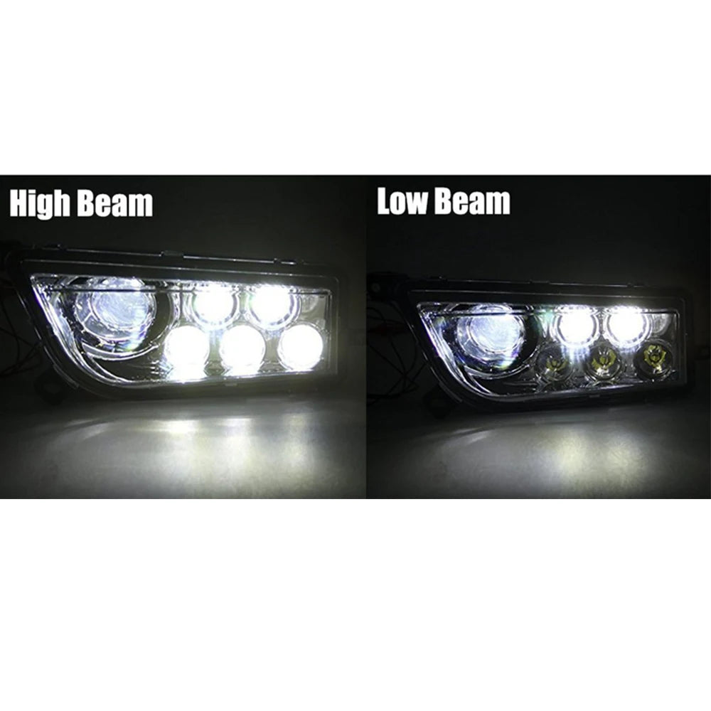 LED Replacement Headlights, Clear Lens (Pair) for Polaris RZR XP 1000 & RZR 900