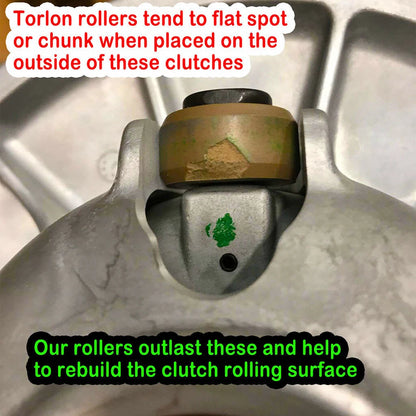Secondary Clutch Rollers with Pins for Polaris RZR XP 1000, RZR 900 & More