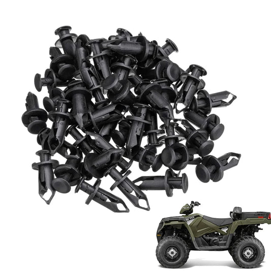 8mm Body Fender Push Rivet Clips (100-Pack) for Polaris RZR XP 1000, RZR 570 & More