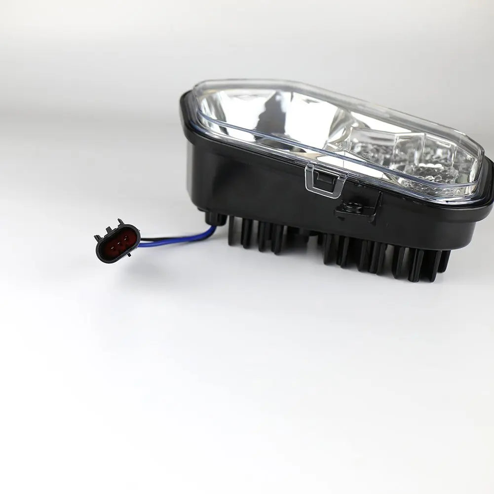 Chrome Black LED Headlight Kit, High/Low Beam (Pair) for Polaris RZR 570, RZR 900 & Ranger 570