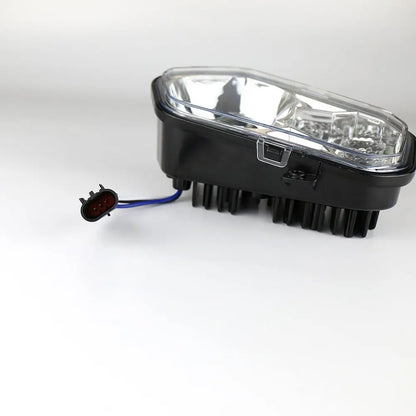 Chrome Black LED Headlight Kit, High/Low Beam (Pair) for Polaris RZR 570, RZR 900 & Ranger 570