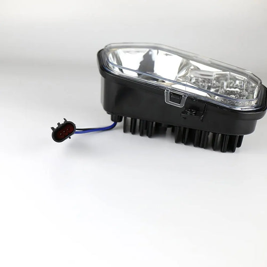 Chrome Black LED Headlight Kit, High/Low Beam (Pair) for Polaris RZR 570, RZR 900 & Ranger 570