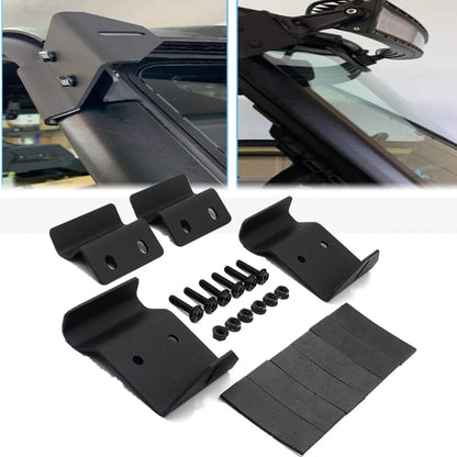 50-Inch Light Bar Upper Windshield Mounting Brackets for Polaris Ranger 570, Ranger XP 900 & Ranger XP 1000