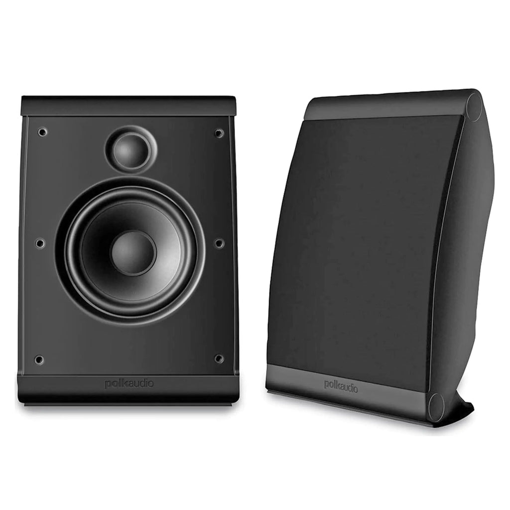 Polk Audio OWM3 Wall and Bookshelf Speakers | The Most High-Performance Versatile Loudspeaker | Paintable Grilles (Pair Black)