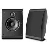 Polk Audio OWM3 Wall and Bookshelf Speakers | The Most High-Performance Versatile Loudspeaker | Paintable Grilles (Pair Black)