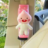 Cute Plush Cartoon Car Seat Belt Shoulder Pads for Kids