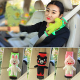 Cute Plush Cartoon Car Seat Belt Shoulder Pads for Kids