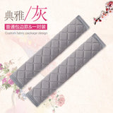 Car Seat Belt Shoulder Pads - Plush Winter Comfort