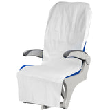 Disposable Airplane and Public Seat Covers (12 pack) - Individually Wrapped Travel Ready Protector Covers seats in Planes Restaurants Public Transportation and More! - Fits Snugly Over ANY Seat
