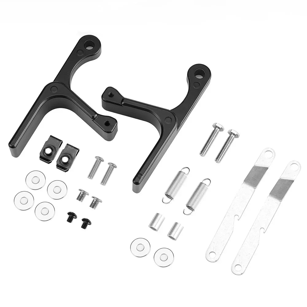 CNC Aluminum Door Handle Latches, Black for Can-Am Maverick X3 (2017–2023)
